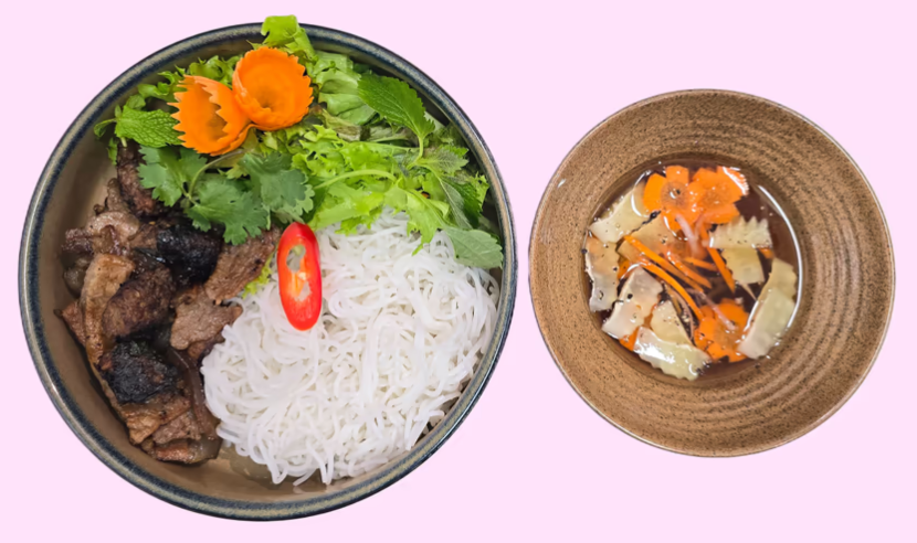 Bun Cha Ha Noi - Spezialität (Glutenfrei)