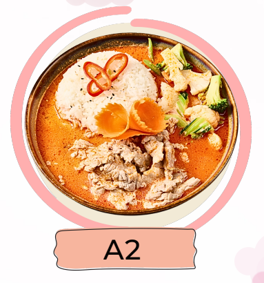 Roter Curry (scharf)
