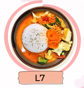 Com Tofu Curry (vegetarisch-scharf)