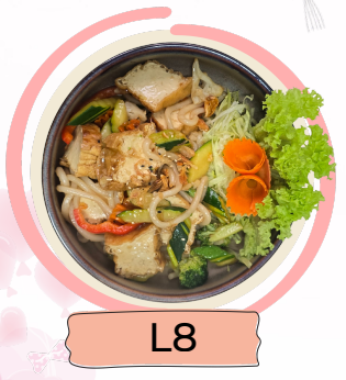 Udon Xao Tofu (vegetarisch)